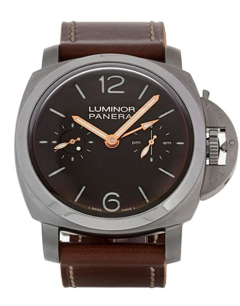 panerai homage luminor pvd tourbillon|Panerai Luminor watches.